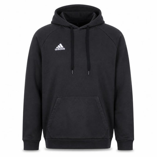 Adidas Men's Black Pullover Hoodie Size M Regular Fit Sportswear