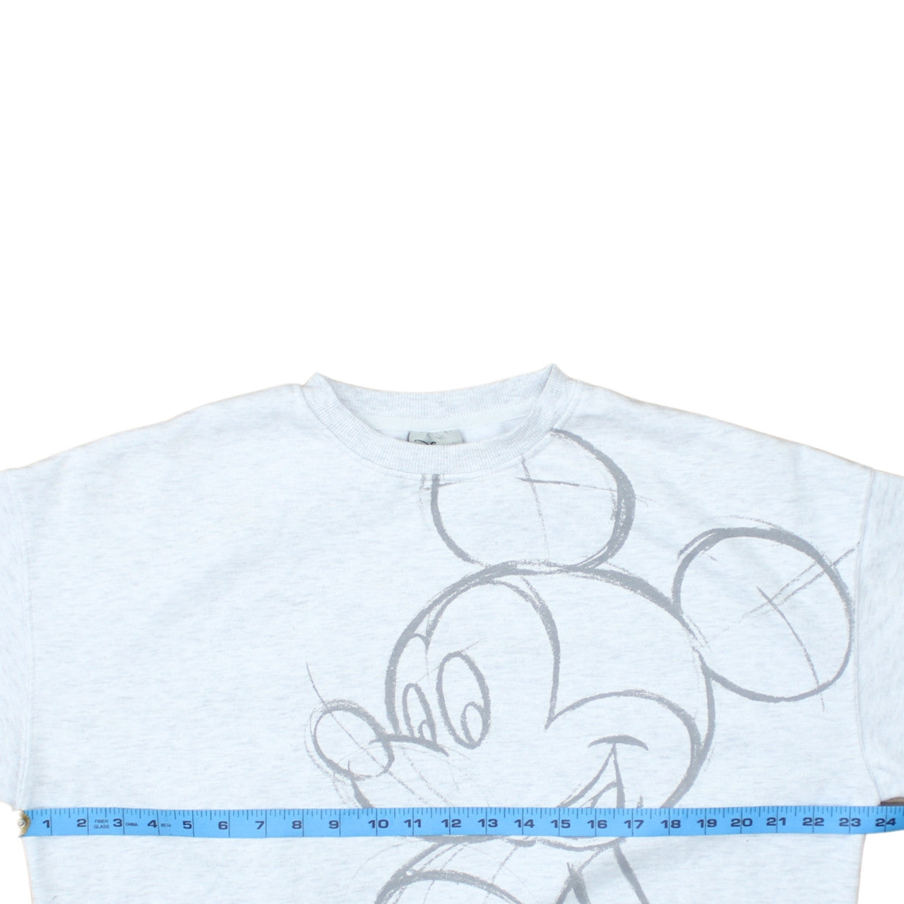 Disney Women Grey Mickey Mouse Graphic Pullover Sweatshirt S