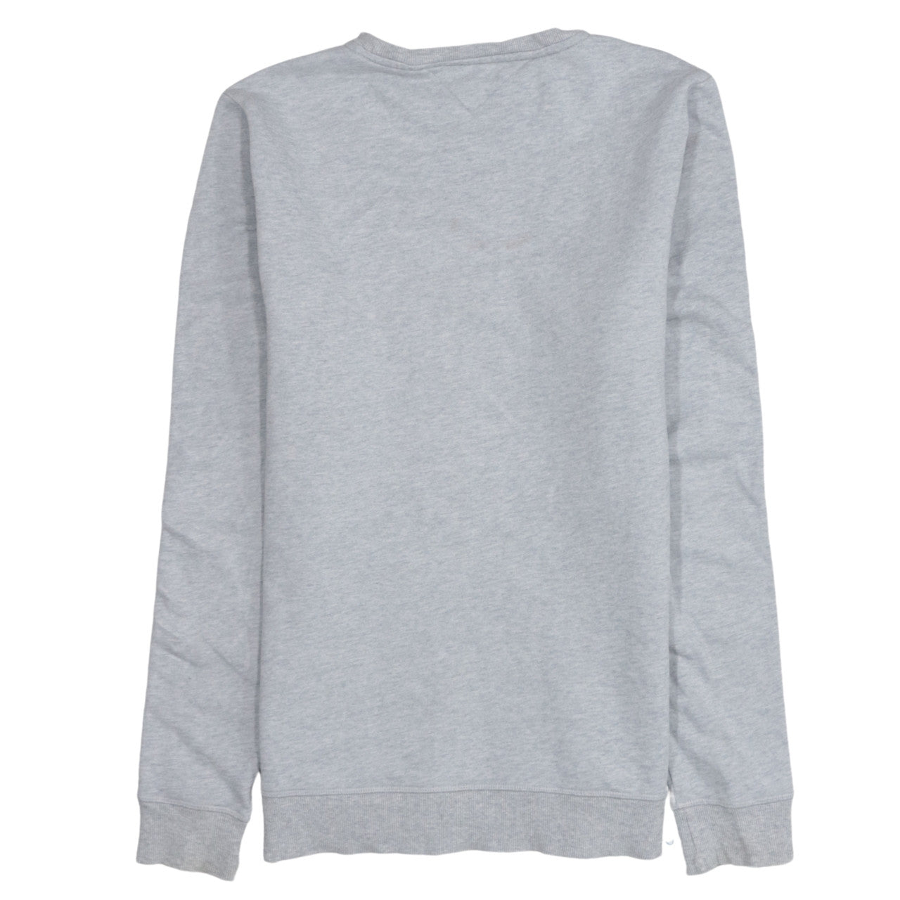 Tommy Hilfiger Men's Grey Crew Neck Logo Tape Sweatshirt L