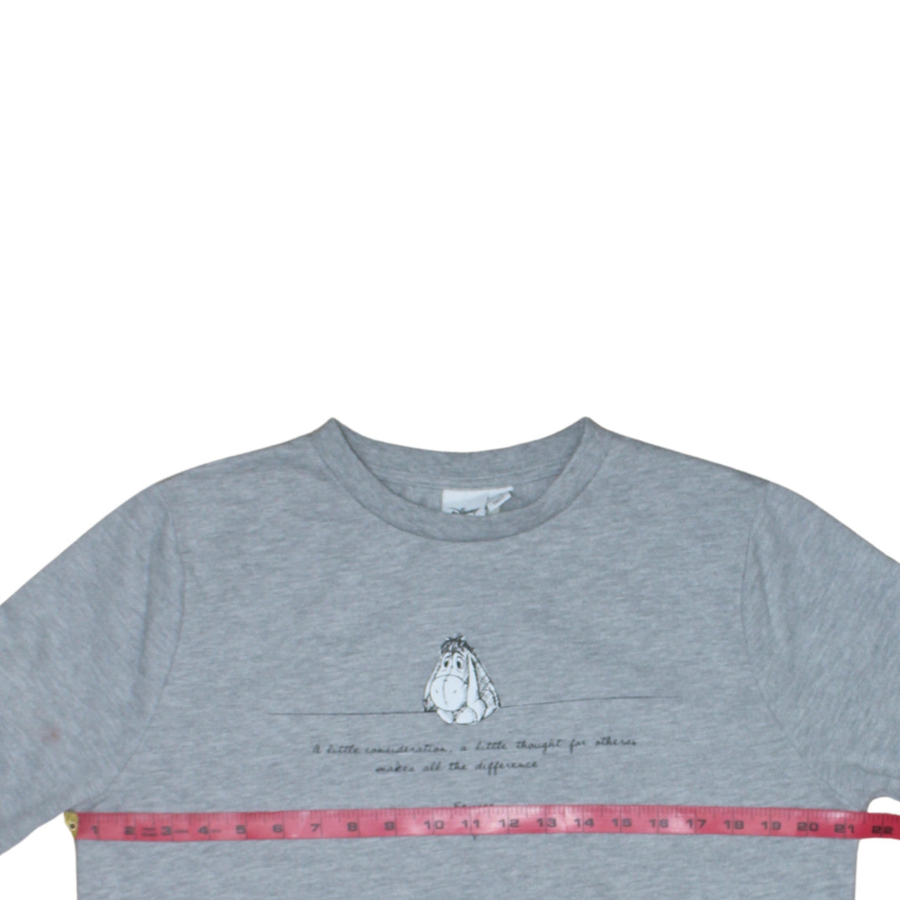 Disney Primark Women's Grey Eeyore Sweatshirt UK 12/14 Medium