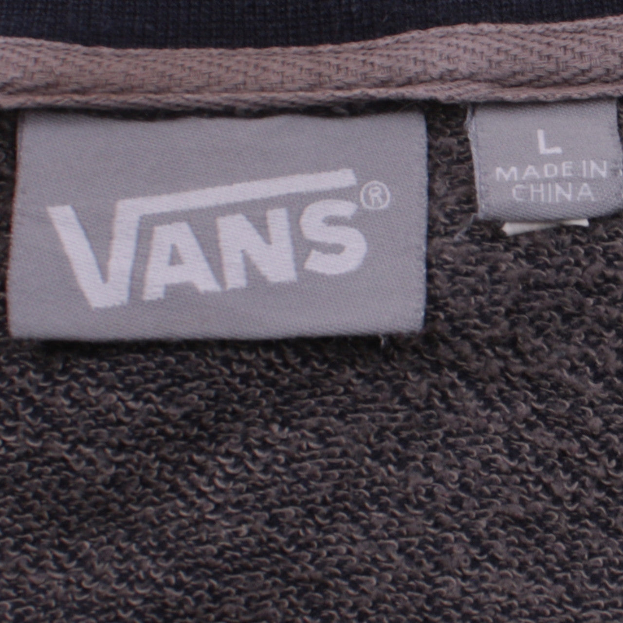 Vans Mens Blue Logo Crew Neck Pullover Sweatshirt Size L