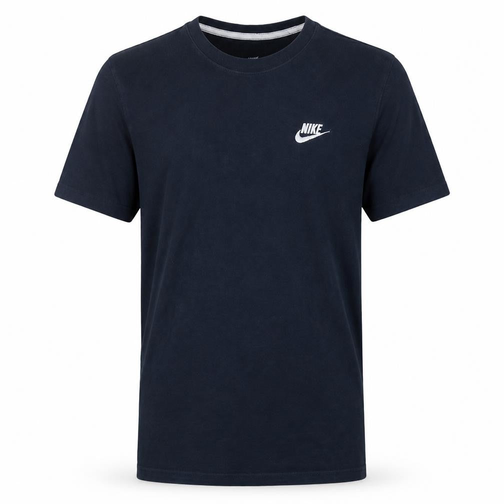 Nike Men's Blue Sportswear Cotton Crew Neck T-Shirt Size S