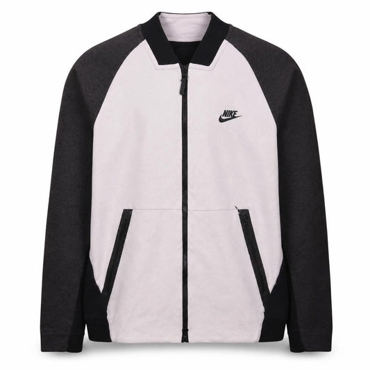 Nike Men's Black Grey Track Jacket L Lightweight Zip Sportswear