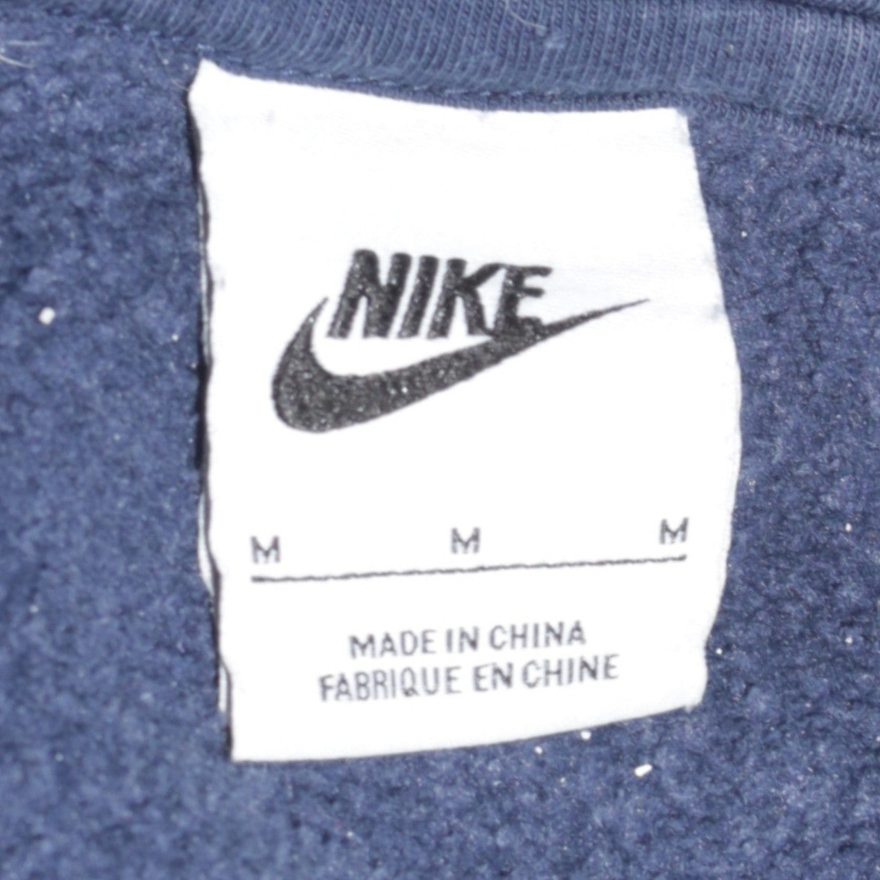 Nike Men's Blue Full Zip Hoodie Medium Fleece Sportswear