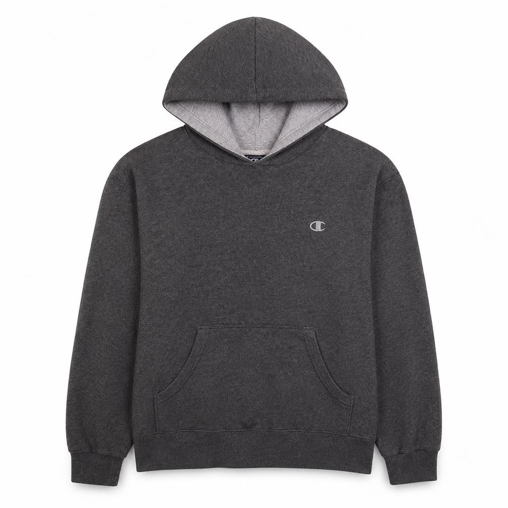 Champion Boys Grey Pullover Hoodie Cotton Blend Classic Style M
