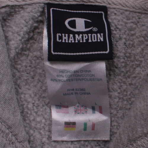 Champion Boys Grey Pullover Hoodie Cotton Blend Classic Style M