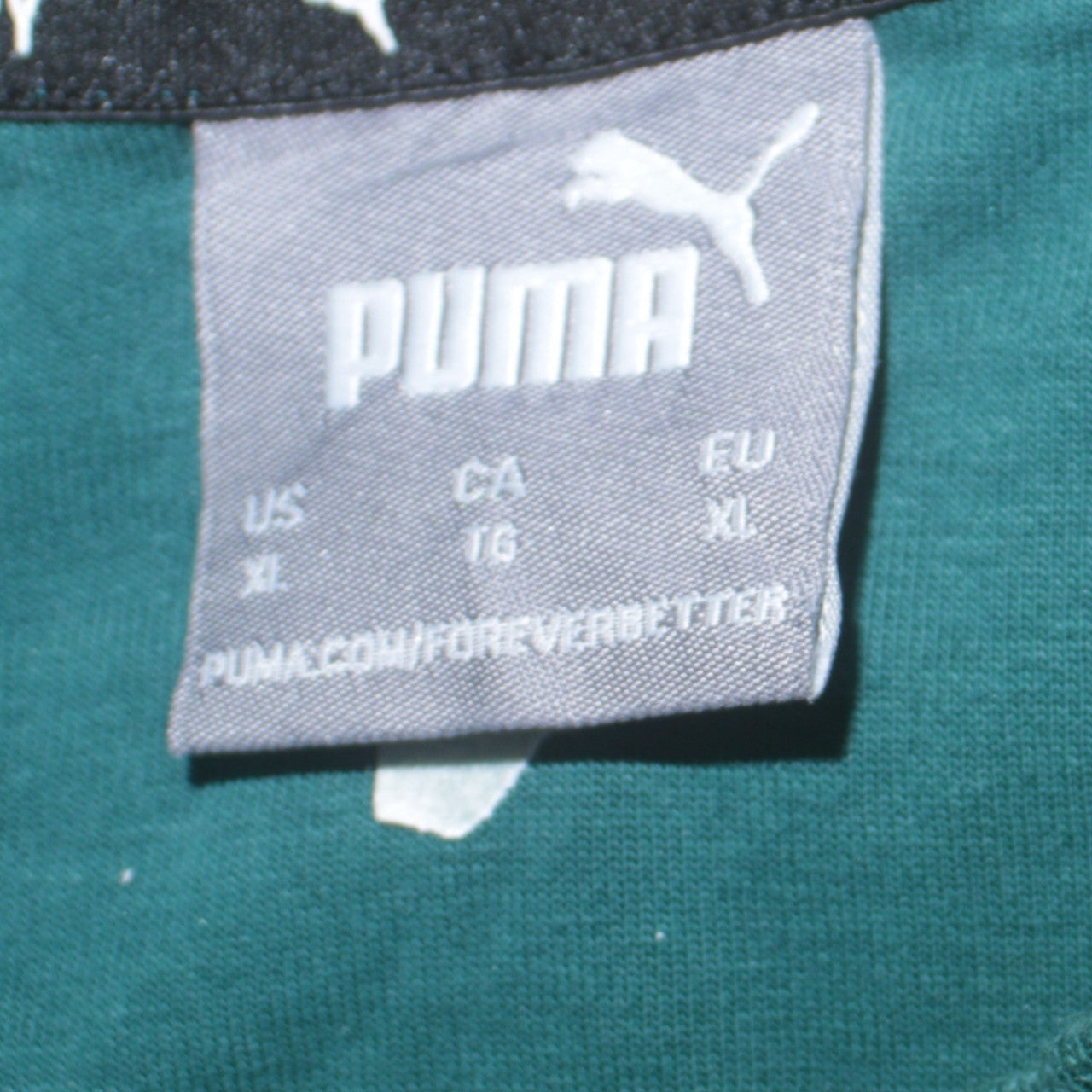Puma Men's Green XL Crew Neck Pullover Sweatshirt