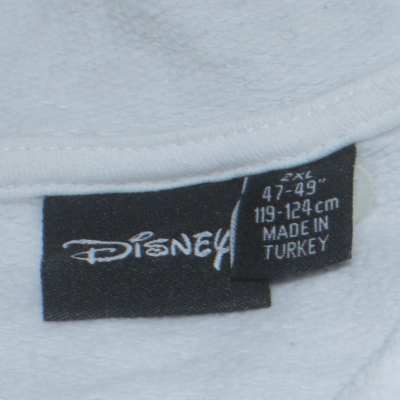 Disney Men's White 2XL Pullover Hoodie Mickey Friends Graphic Print