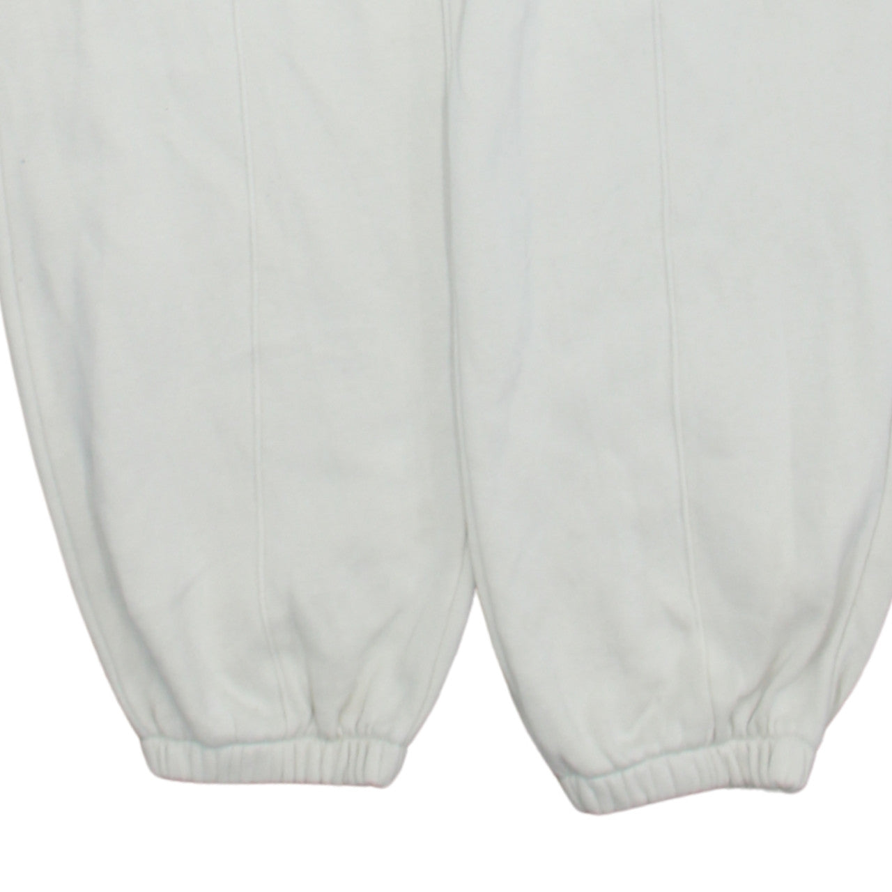 Nike Women's White Fleece Sweatpants Small Elastic Waist Logo