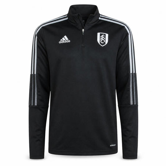 Adidas Men’s Black 1/4 Zip Fulham FC Training Sweatshirt Size S