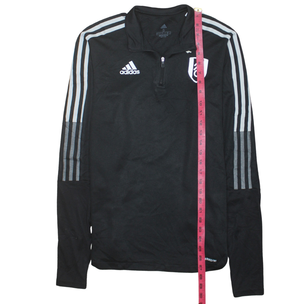 Adidas Men’s Black 1/4 Zip Fulham FC Training Sweatshirt Size S