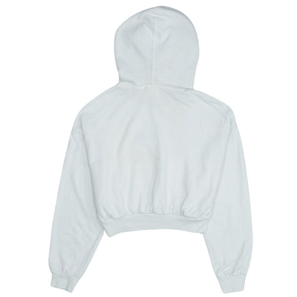 Levi's Womens White XS Pullover Hoodie Logo Front Cotton Blend