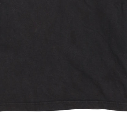 Additional view of Adidas boys’ black 2xl pullover sweatshirt with large logo