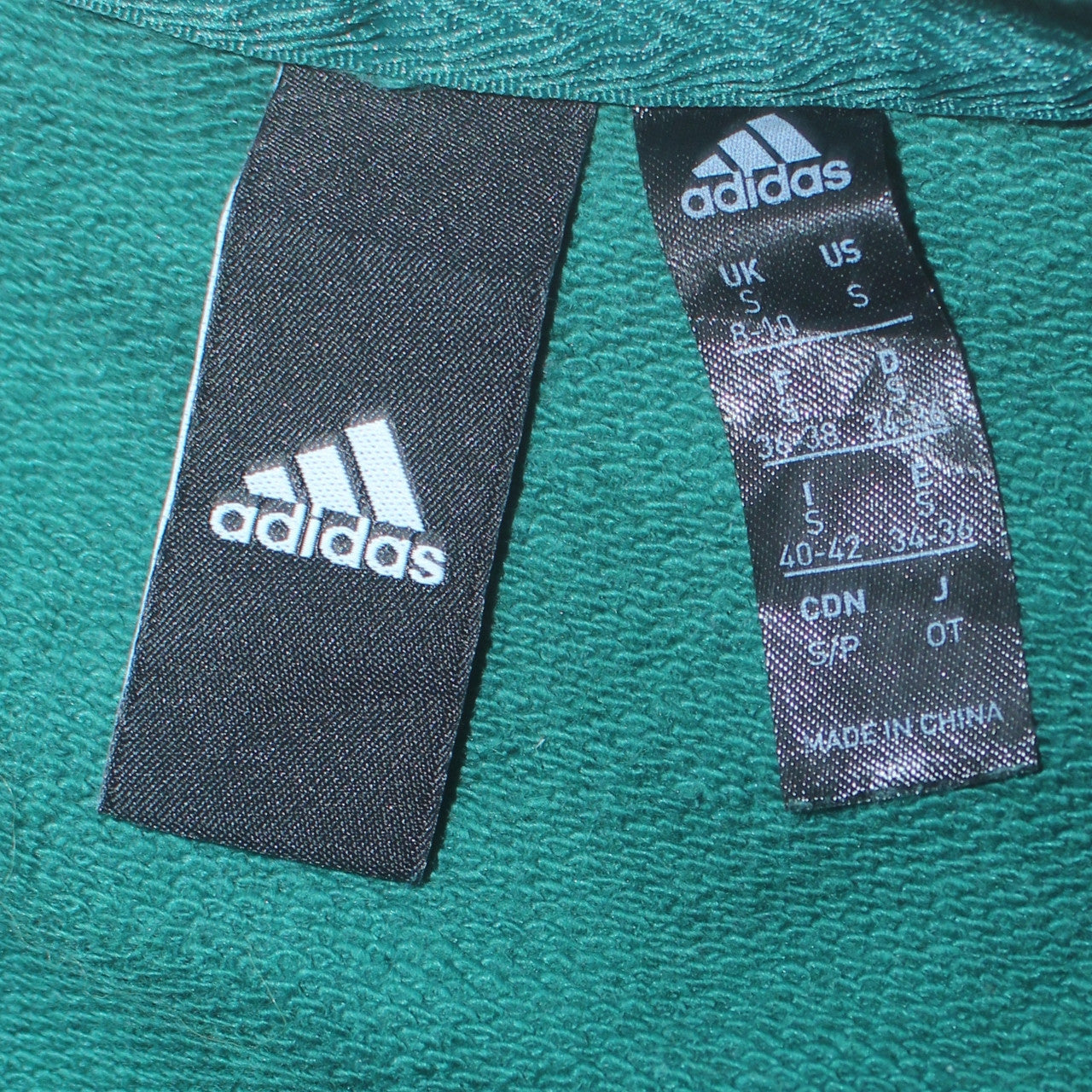 Adidas Women's Green Crew Neck Pullover Sweatshirt UK 8-10 S