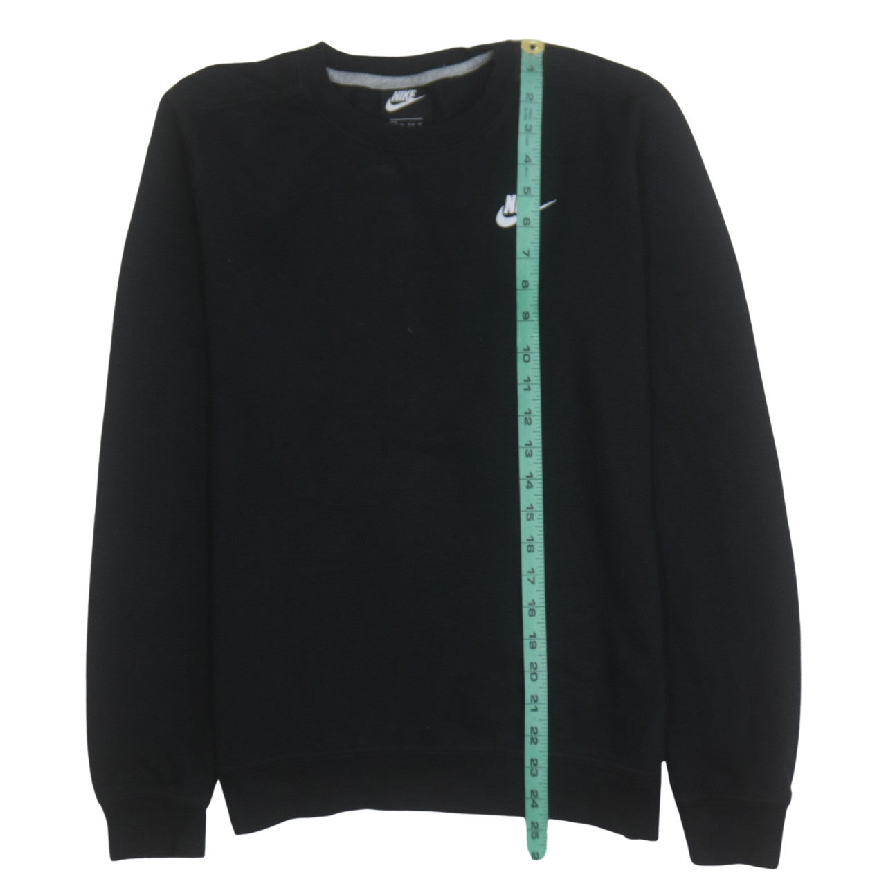Nike Men's Black Crew Neck Pullover Sweatshirt XS Regular Fit
