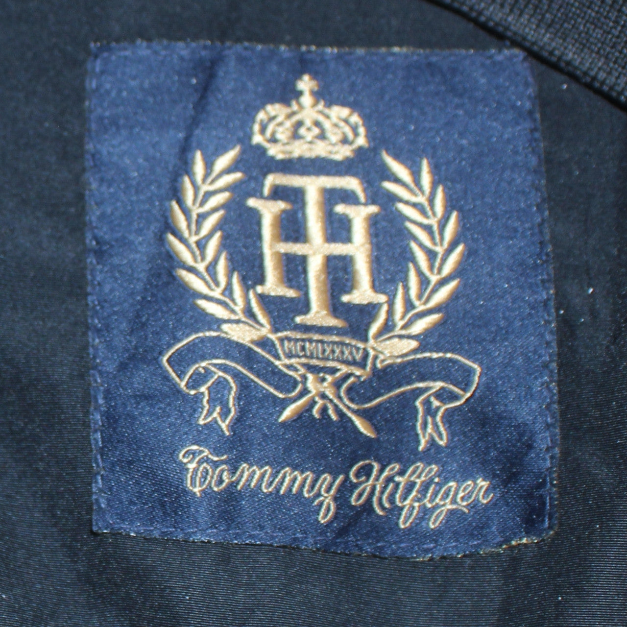 Tommy Hilfiger Men's Black Bomber Jacket S Classic Full Zip Cotton Blend
