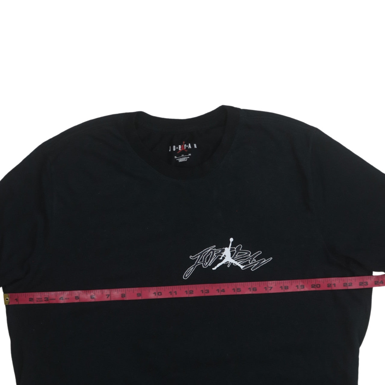 Jordan Mens Black Long Sleeve Crew Neck T-Shirt XL Graphic Print