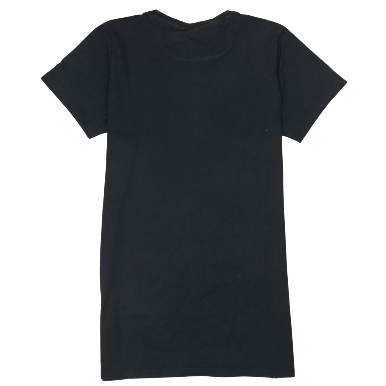 Adidas Womens Black Cotton Short Sleeve Trefoil Logo T-Shirt Size 16