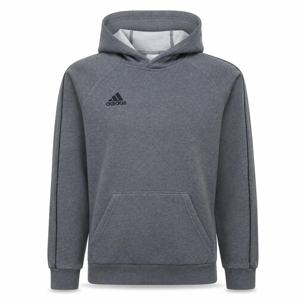 Adidas Men's Grey Pullover Hoodie XS Regular Fit Sportswear