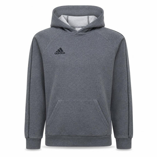 Adidas Men's Grey Pullover Hoodie XS Regular Fit Sportswear