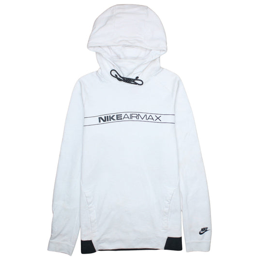 Nike Air Max White Women's Small Pullover Hoodie Sweatshirt
