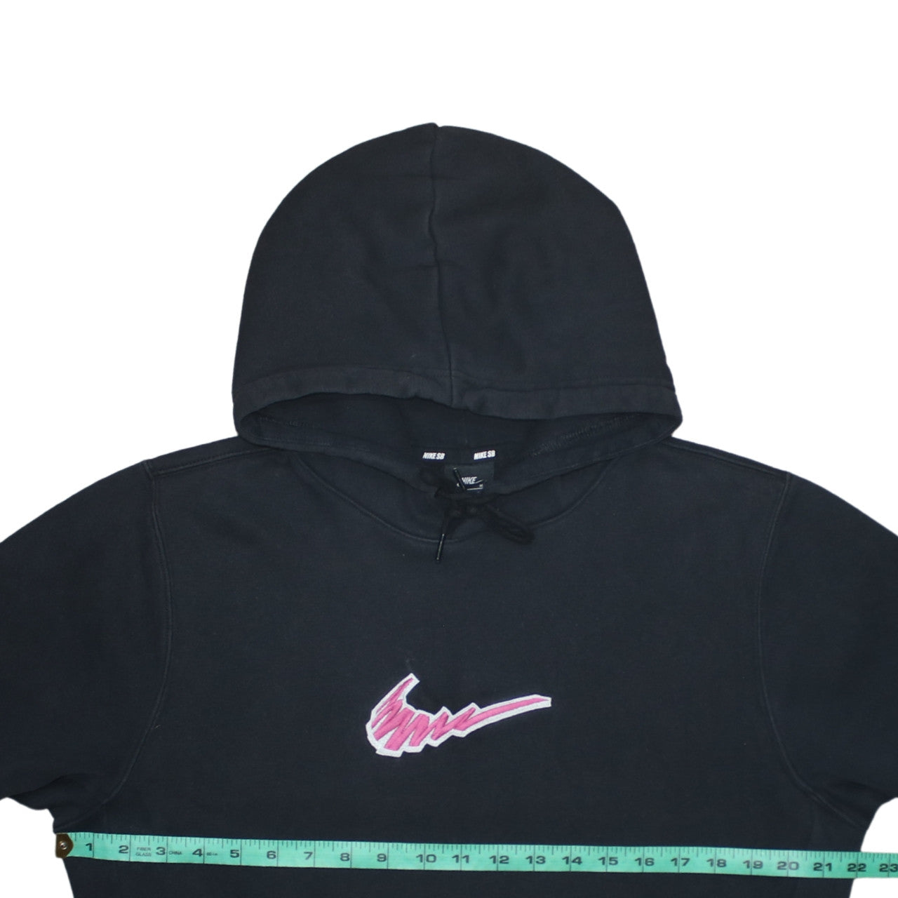 Nike SB Women's Black Pullover Hoodie Medium Cotton Blend Skate Logo