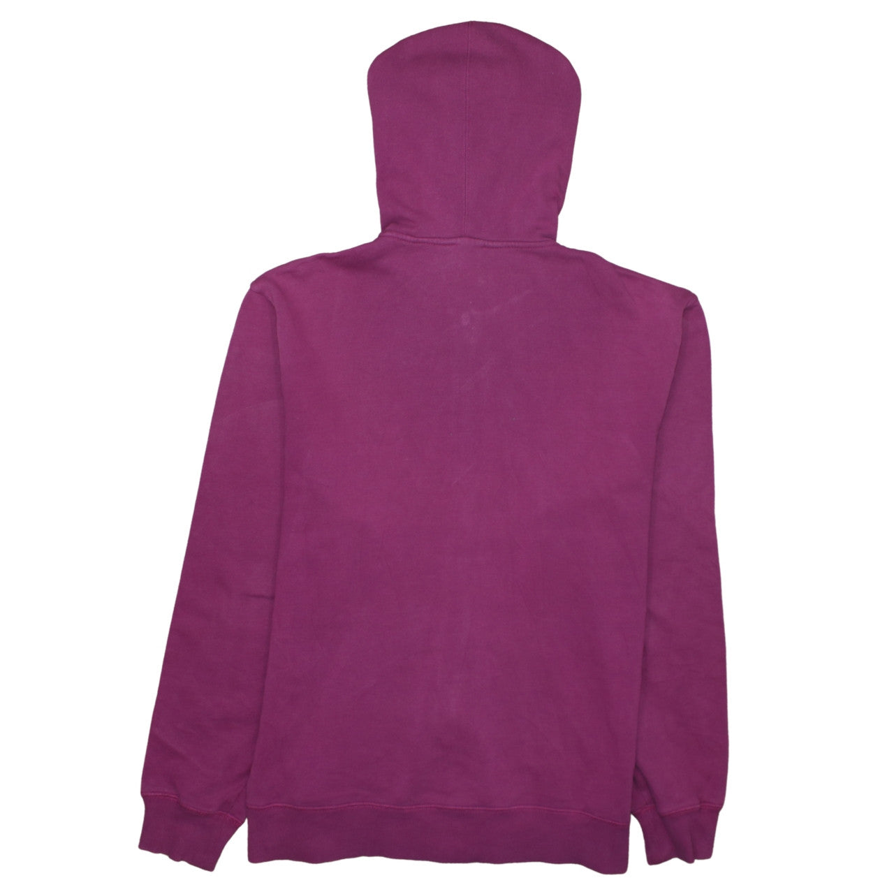 Quiksilver Womens Purple Full Zip Hoodie L Cotton Blend Casual