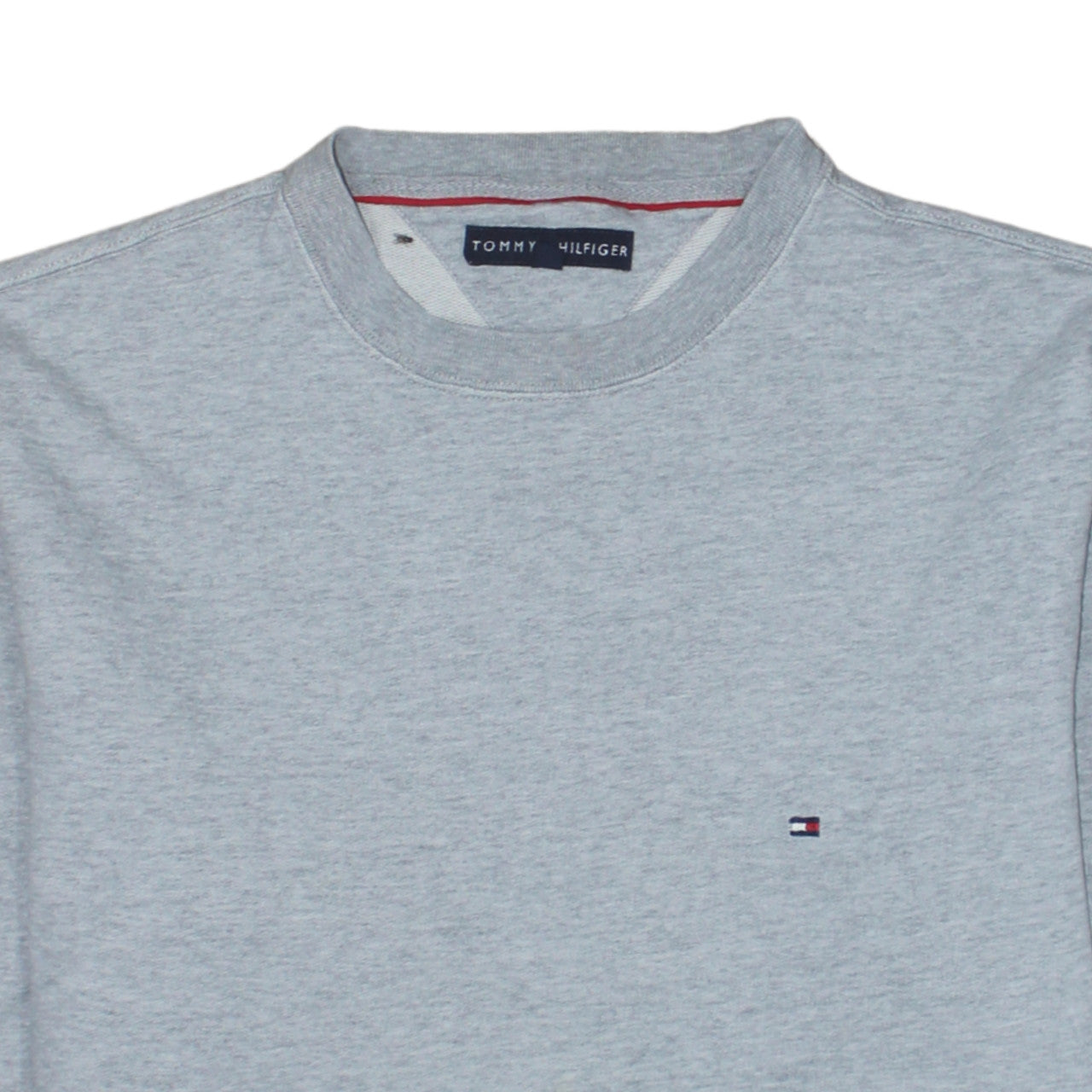 Tommy Hilfiger Men's Grey Crew Neck Pullover Sweatshirt M