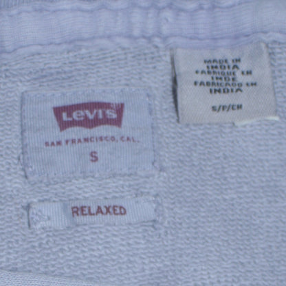 Levi's Women Light Blue Relaxed Pullover Hoodie Size S