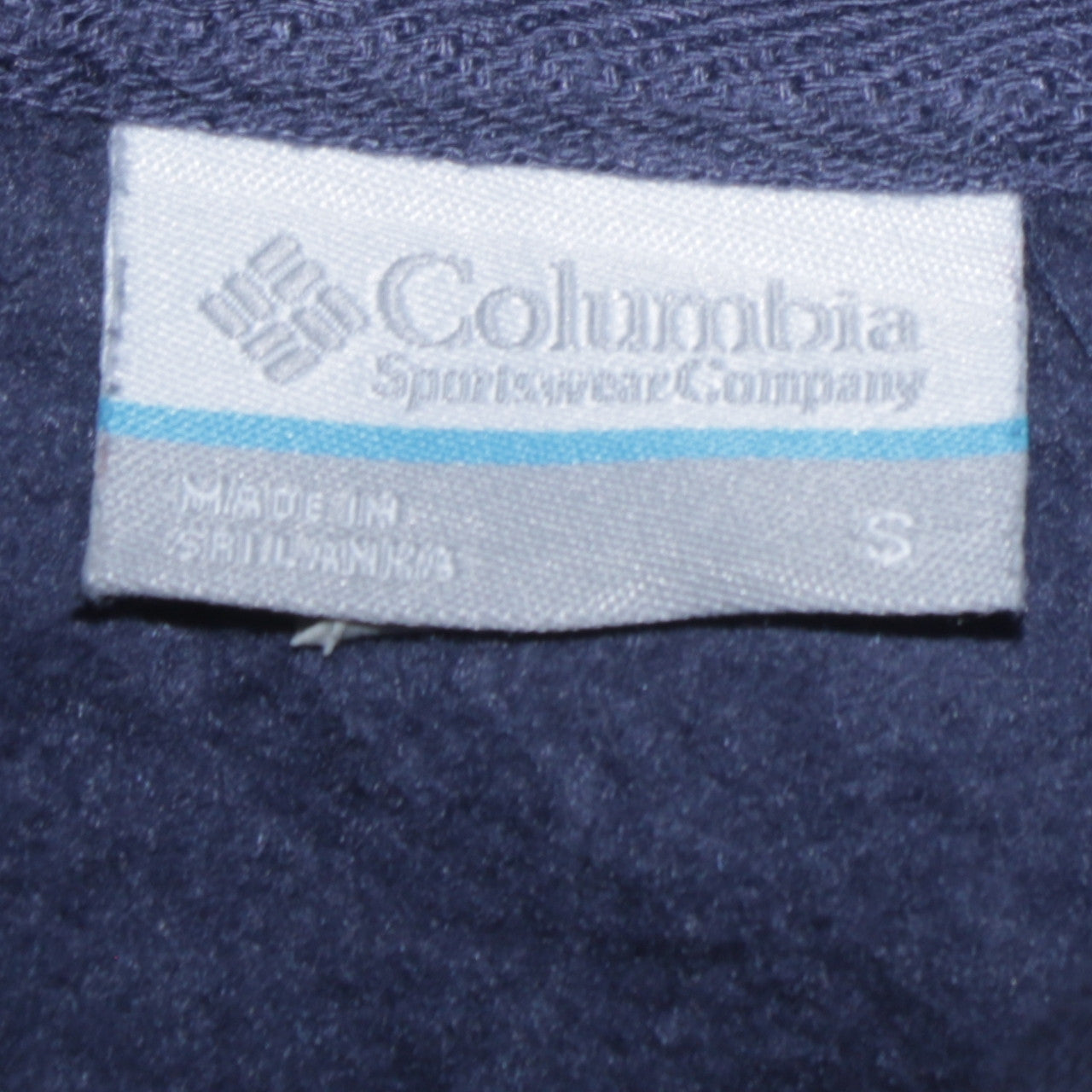 Columbia Women's Navy Full Zip Hoodie Small Lightweight Casual
