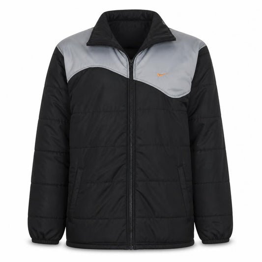 Nike Men’s Black Track Jacket L Full Zip Lightweight Sportswear