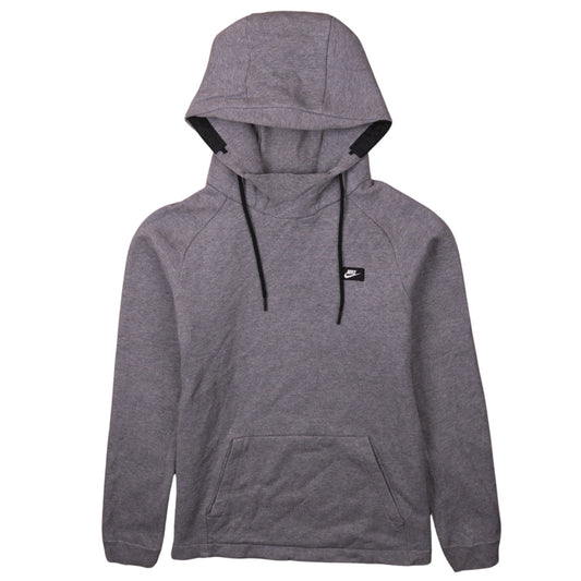Nike Men's Grey Pullover Hoodie Size S Regular Fit Fleece