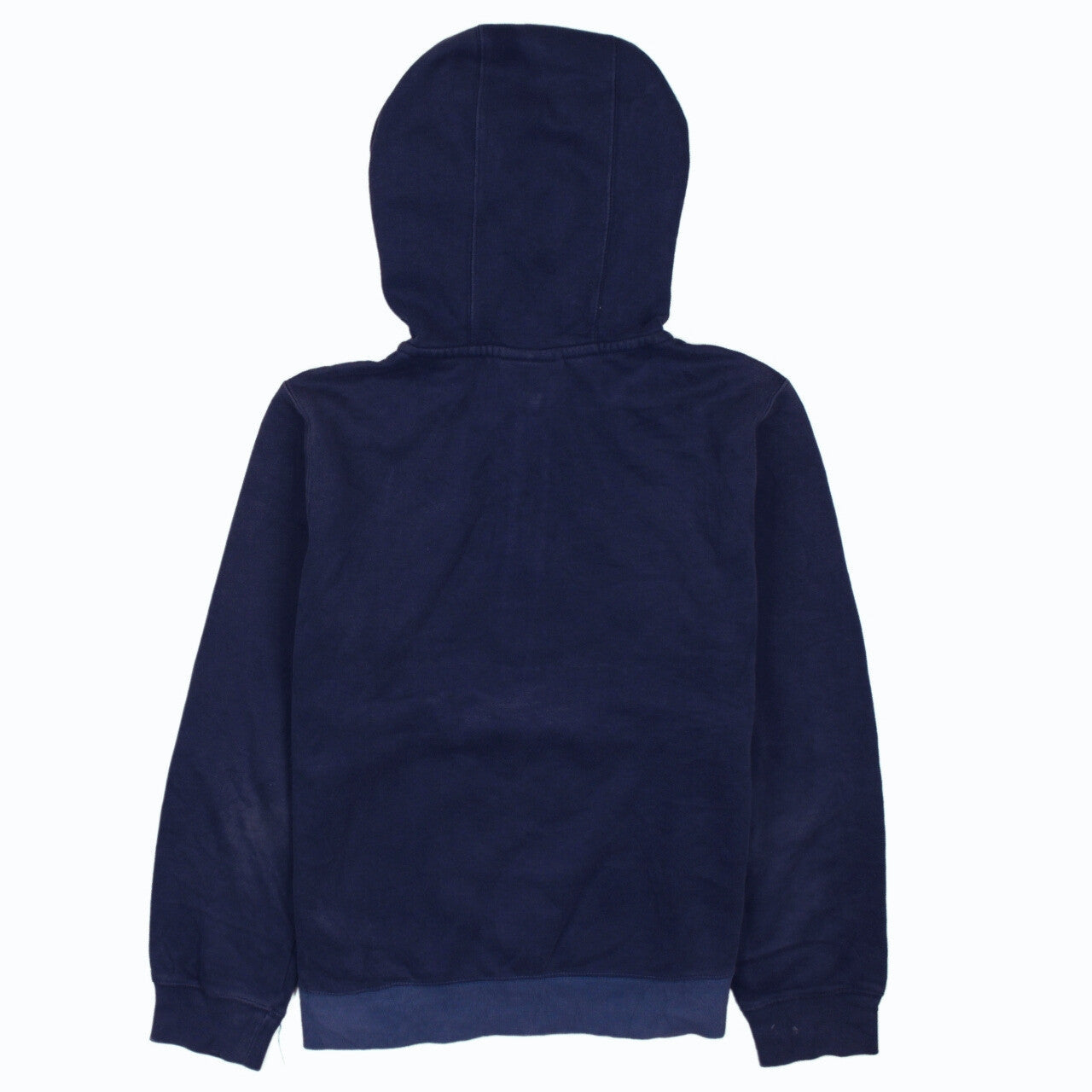 Nike Boys Blue Colourblock Fleece 1/4 Zip Hoodie Size L