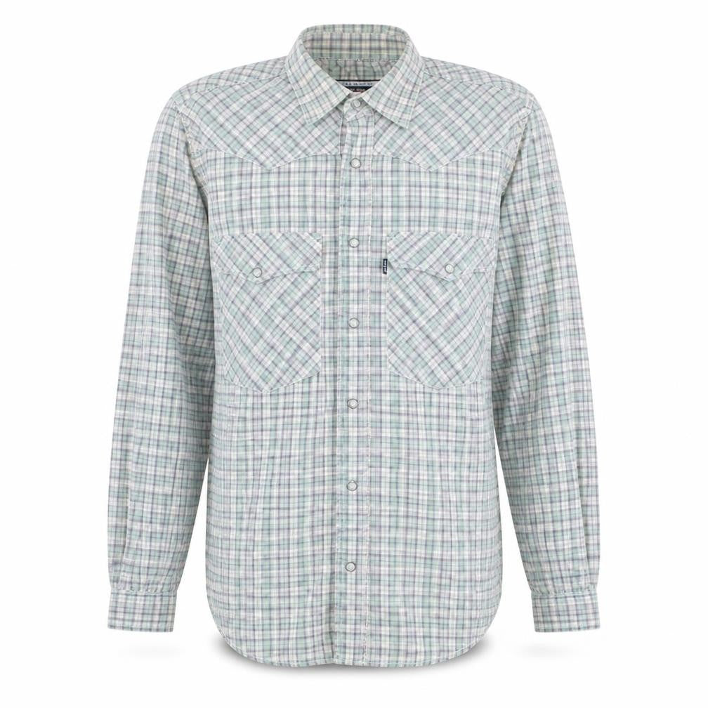 Levi's Men's Green Check Long Sleeve Western Shirt Size S
