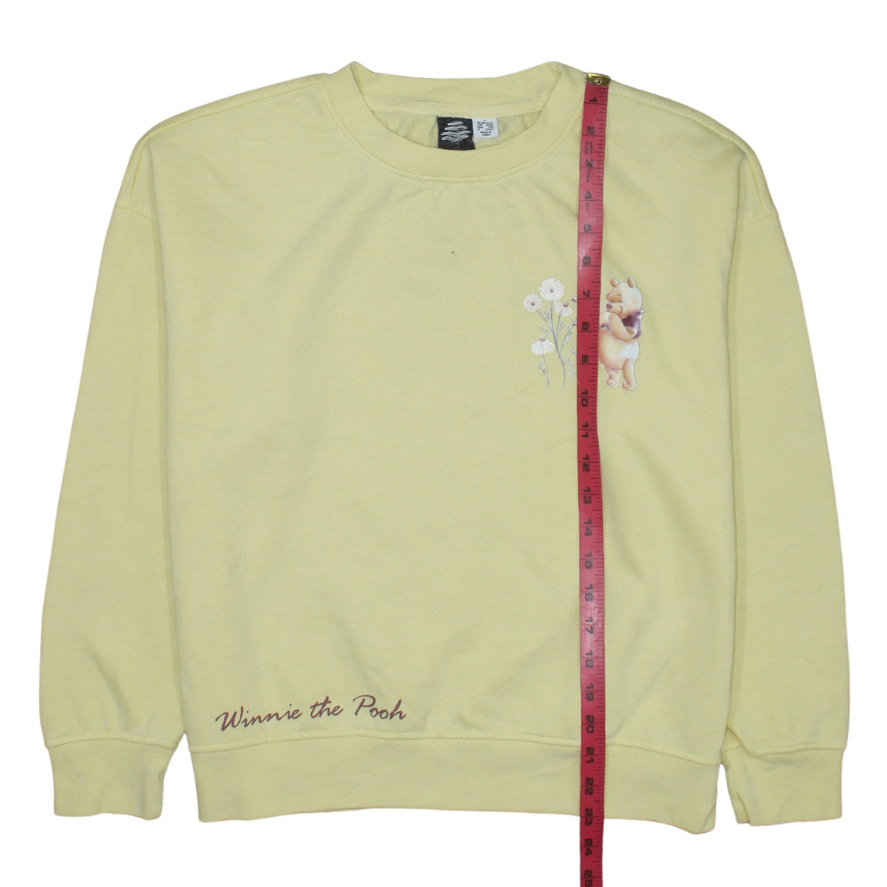 Primark Disney Winnie the Pooh Yellow Cotton Sweatshirt Women S