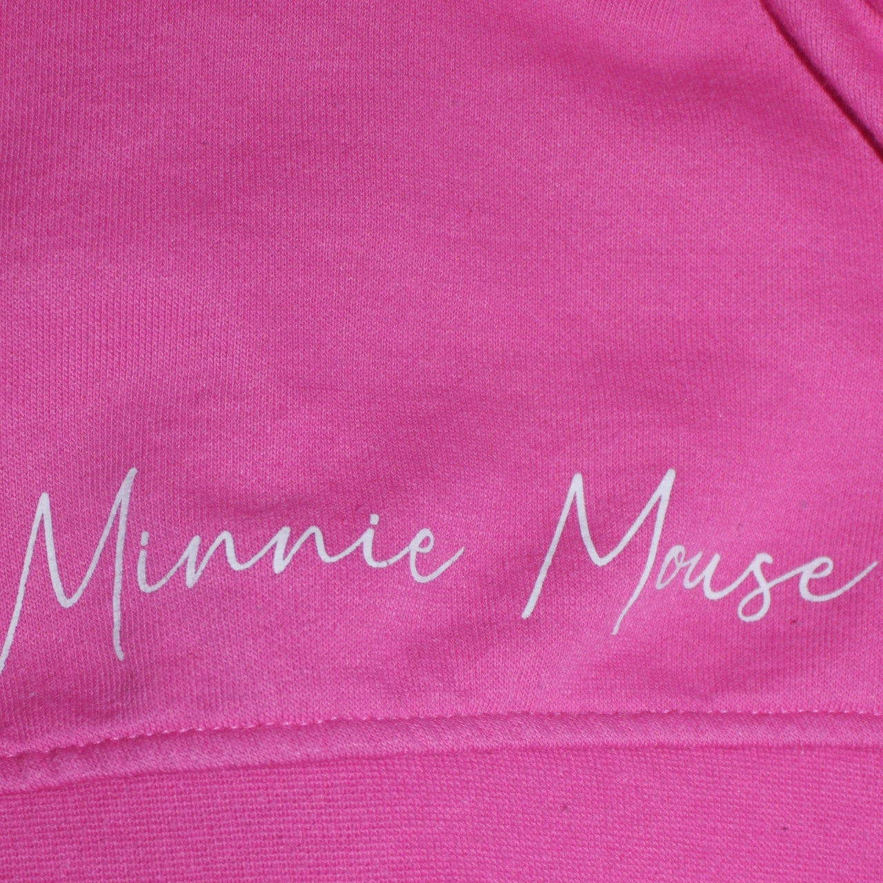 Disney Women’s Pink Minnie Mouse Pullover Sweatshirt Size S