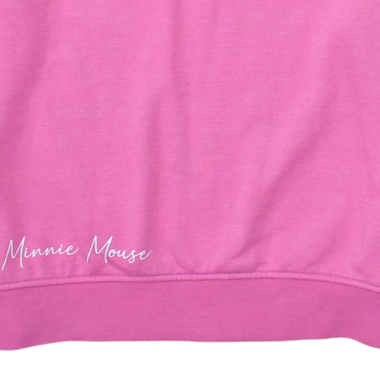 Disney Women’s Pink Minnie Mouse Pullover Sweatshirt Size S