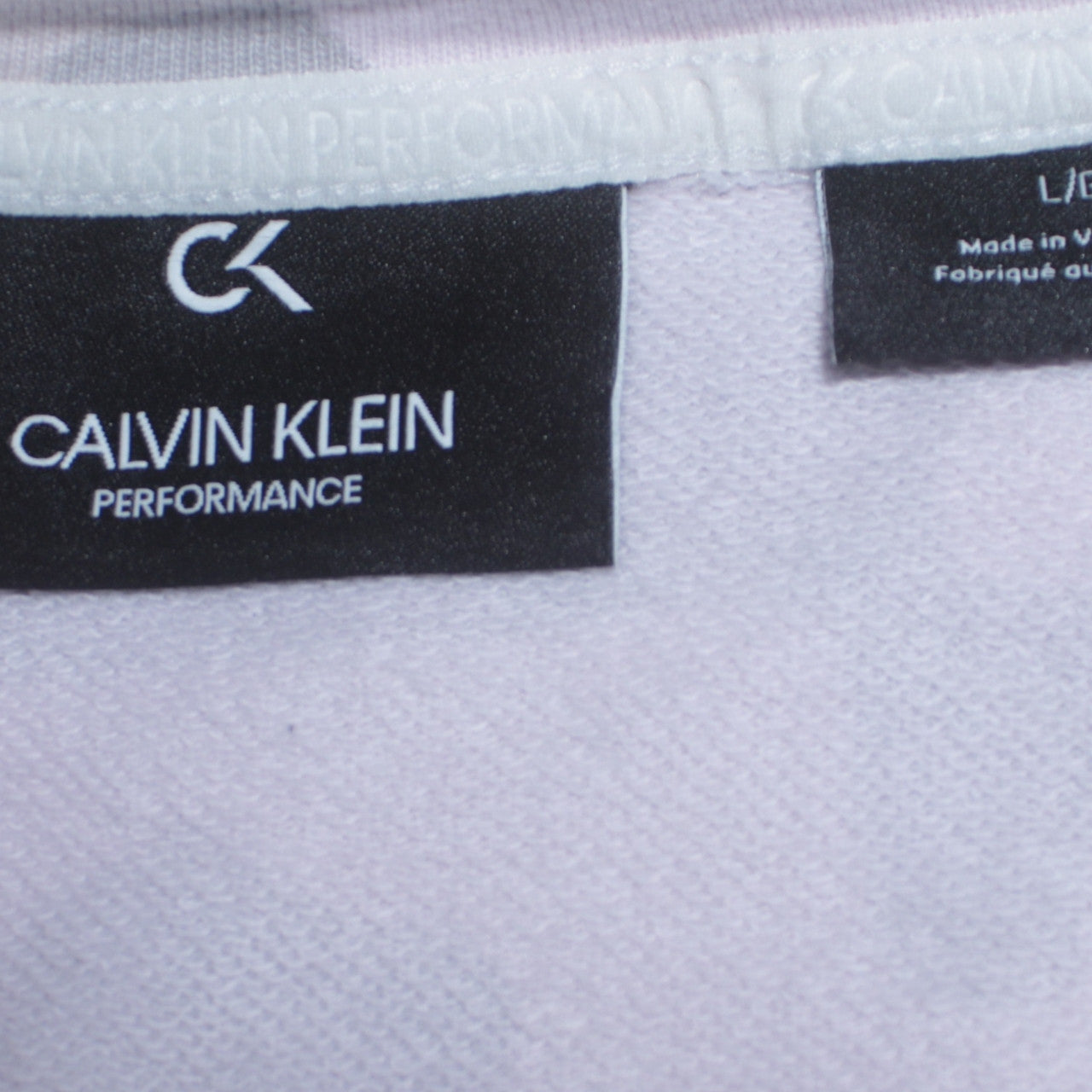 Calvin Klein Performance Women's Grey Camo Pullover Sweatshirt L