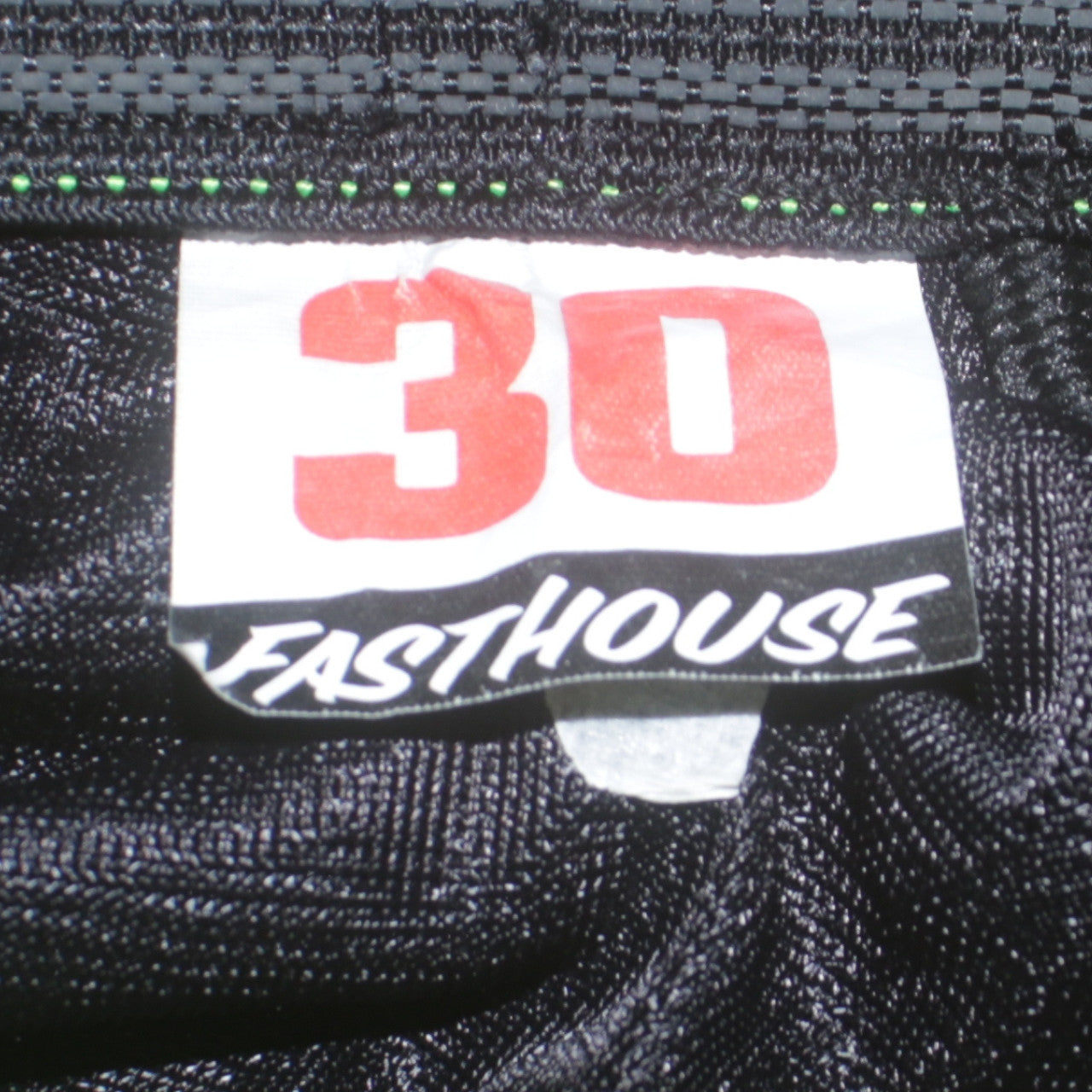 Fasthouse Men's 3XL Green Black Motorcycle Jacket Reflective Waterproof