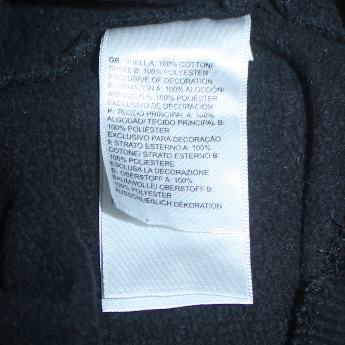 The North Face Boys Black XL Pullover Hoodie Fleece 1/4 Zip Logo Sweatshirt