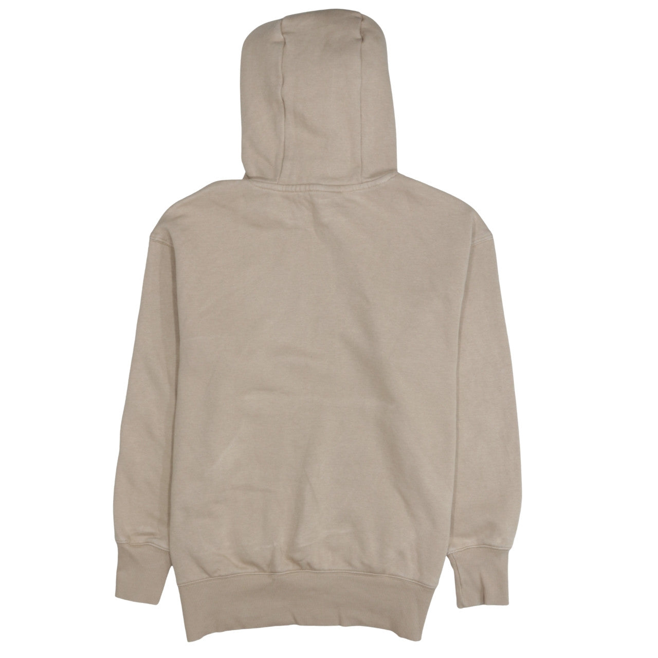 Nike Womens Beige XS Pullover Hoodie with Logo and Kangaroo Pocket