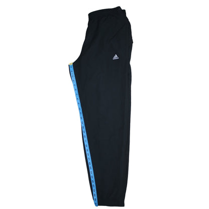 Back view of Adidas Men's Black Jogger Trousers Medium Performance Essentials
