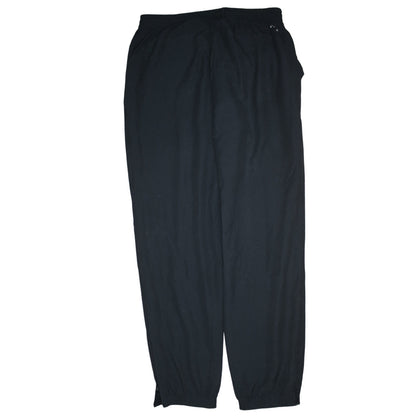 Brand and care label for Adidas Men's Black Jogger Trousers Medium Performance Essentials