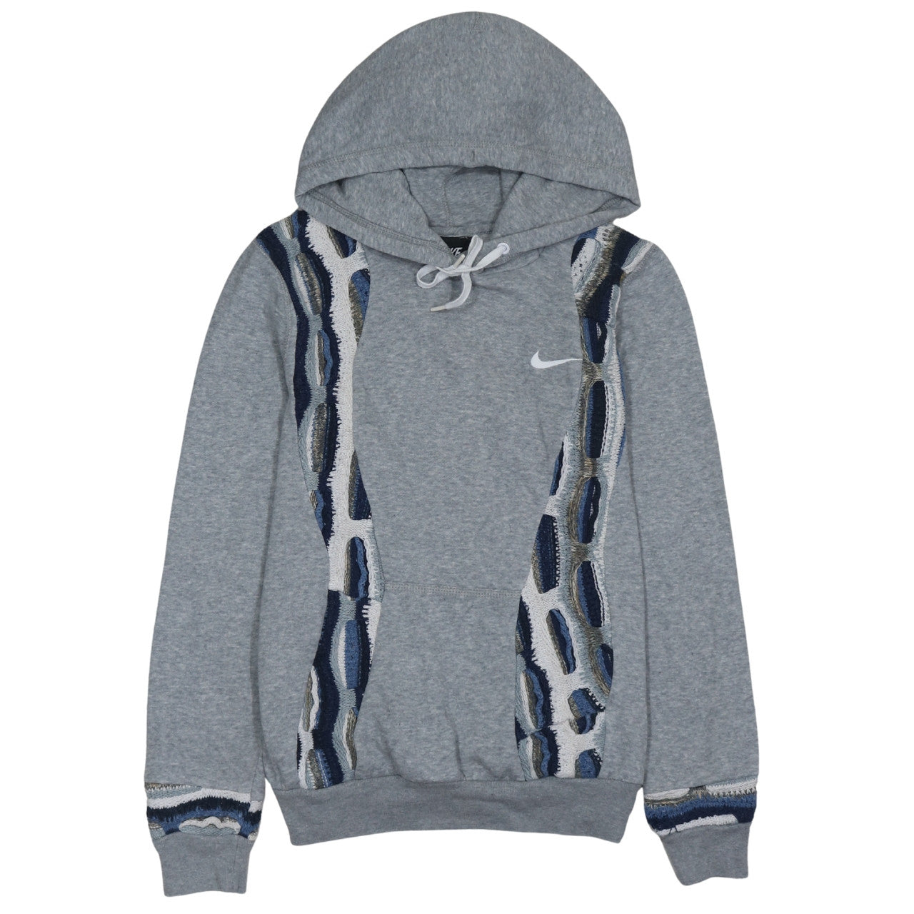 Nike Women's Grey Embroidered Pullover Hoodie Size S