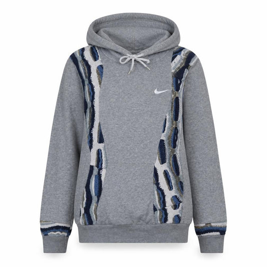 Nike Women's Grey Embroidered Pullover Hoodie Size S