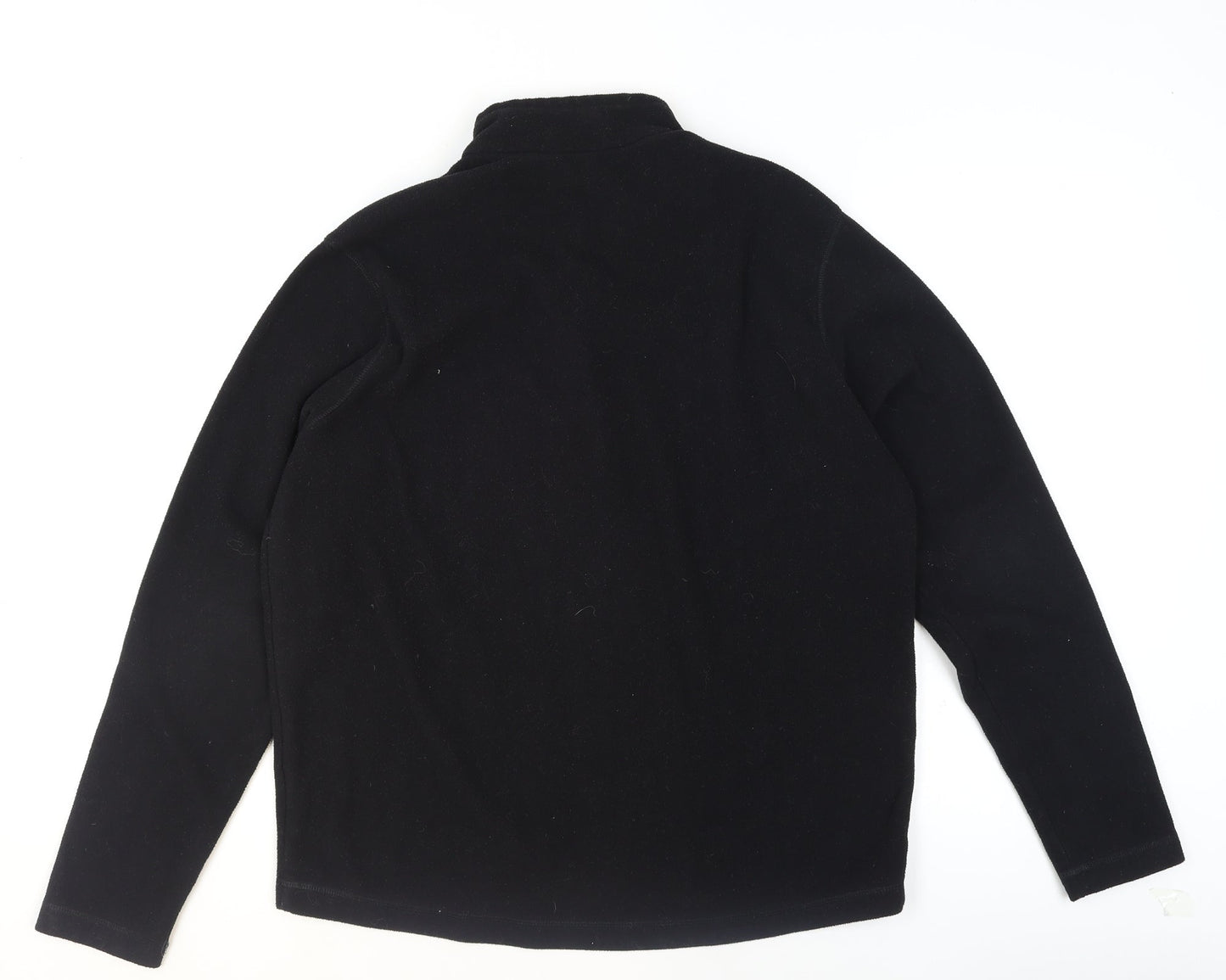Decathlon Men's Black XL Fleece 1/2 Zip Pullover Sweatshirt
