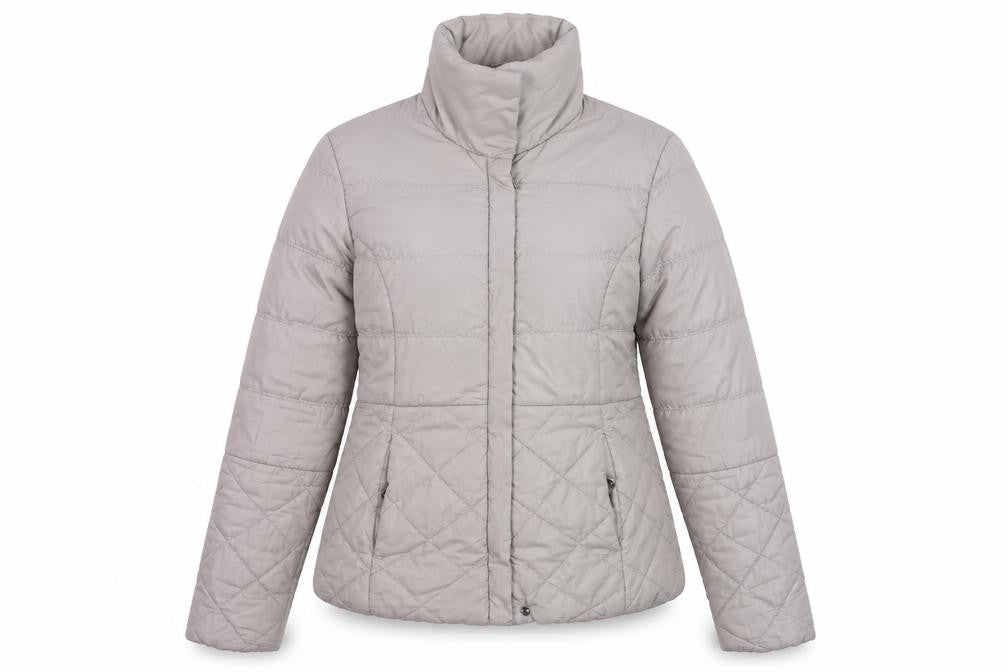 Top Secret Women Beige Quilted Puffer Jacket Size 6