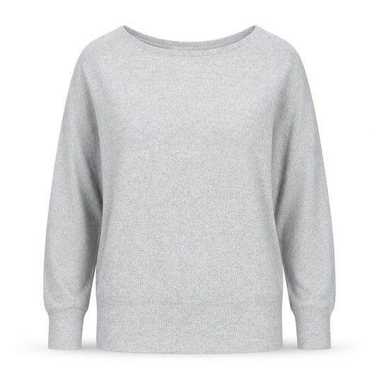 Apricot Womens Grey Knit Relaxed Pullover Jumper Size M