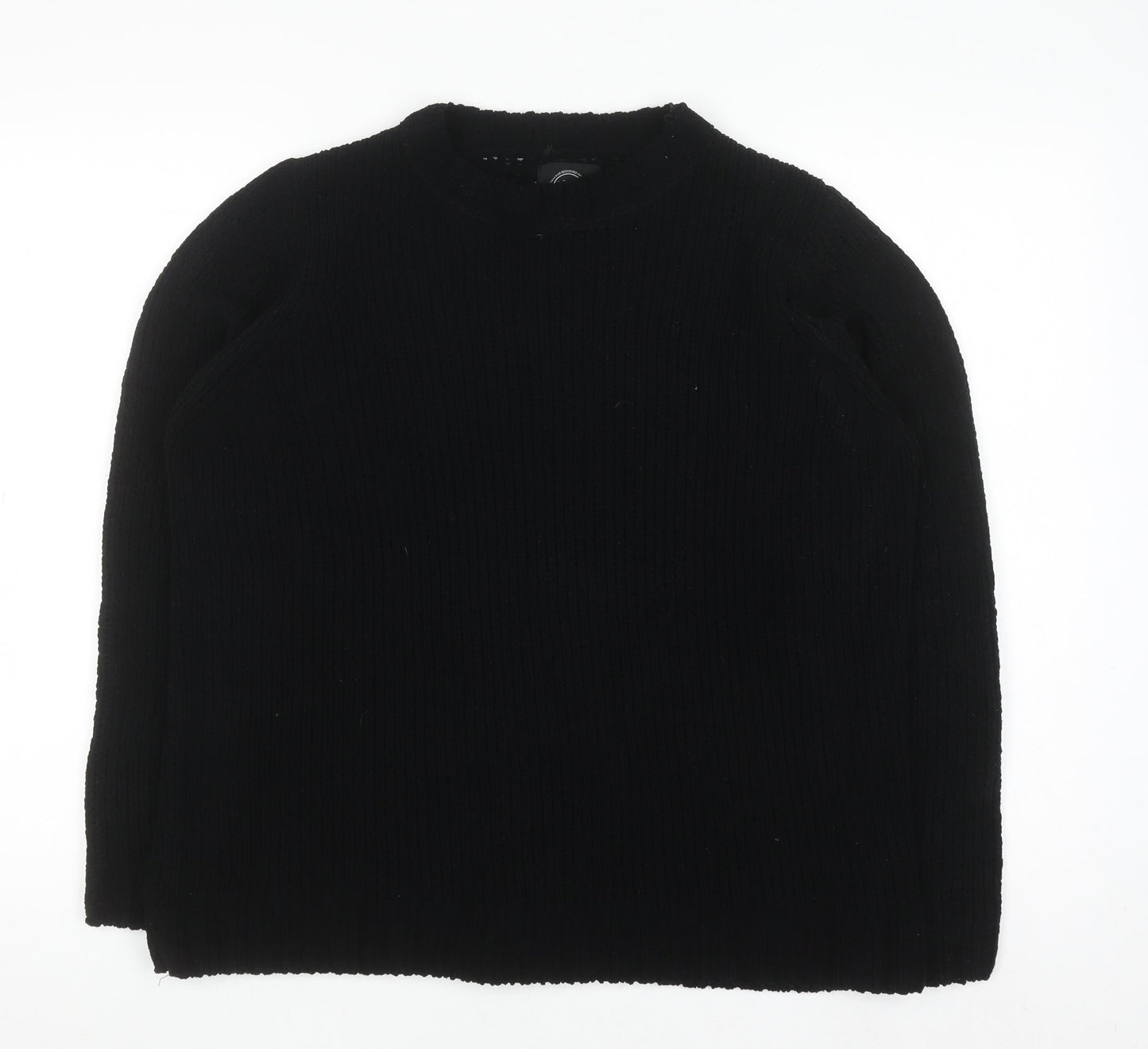 Ridge & Co Womens Black Knit Pullover Jumper Size 10
