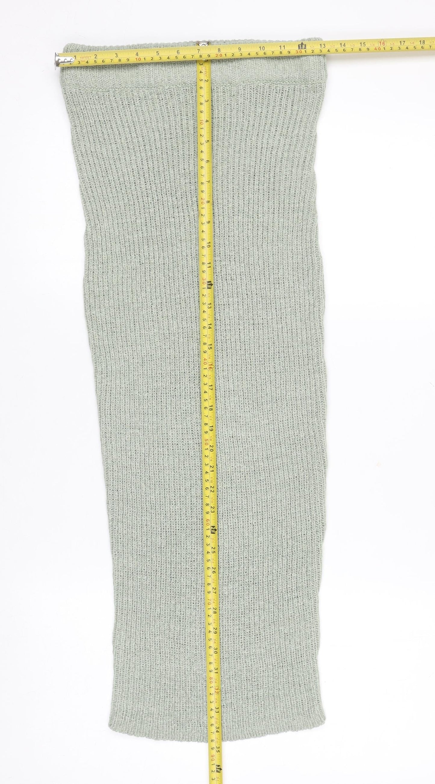 PrettyLittleThing Women’s Grey Knit Bodycon Midi Dress Size S